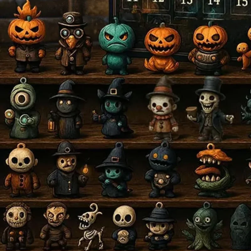 31 Nächte des Schreckens Halloween-Countdown-Box