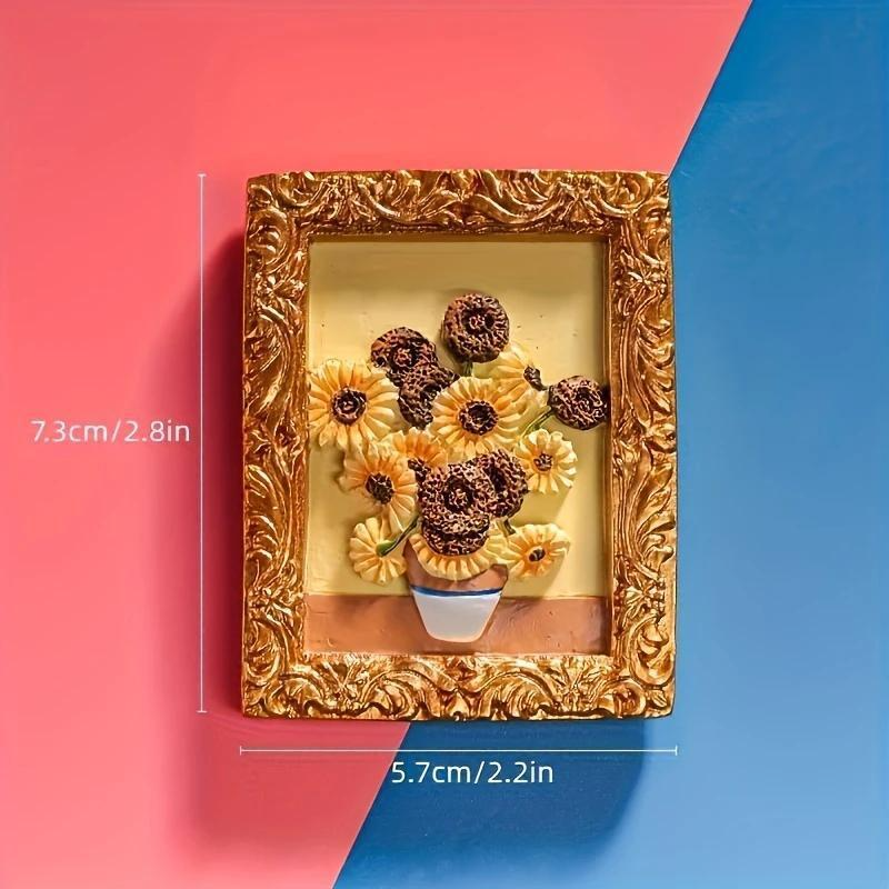 Van Gogh inspiriertes Kühlschrankmagnet-Set