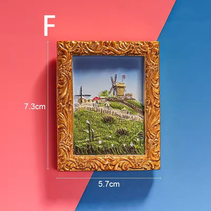 Van Gogh inspiriertes Kühlschrankmagnet-Set