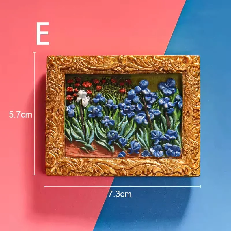Van Gogh inspiriertes Kühlschrankmagnet-Set