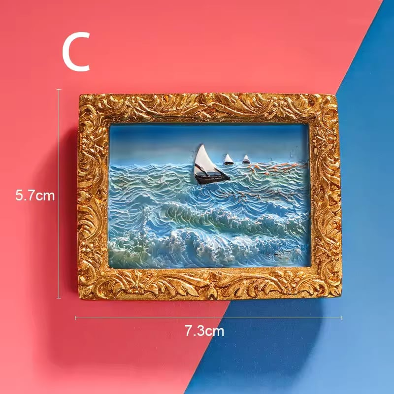 Van Gogh inspiriertes Kühlschrankmagnet-Set