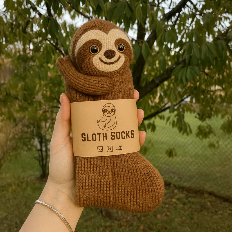 🔥🦥Tiersocken🧦Ein Paar