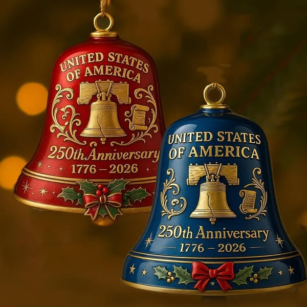 Glockenornament zum 250. Jahrestag der Vereinigten Staaten