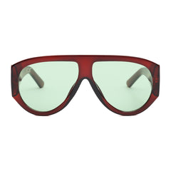 Sonnenbrille mit übergroßem Rahmen