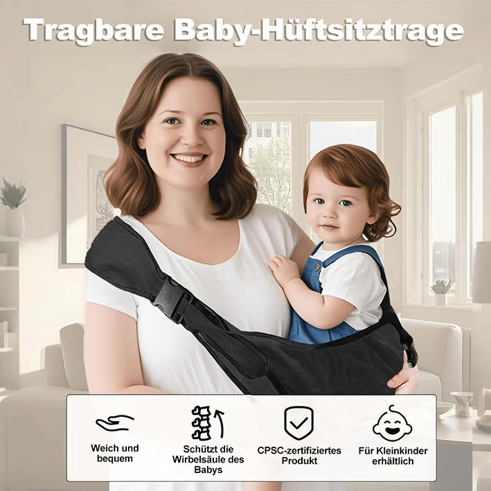 Tragbare Baby-Hüftsitztrage