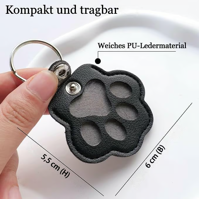 Schlüsselanhänger aus Leder zur Erinnerung an Ihr Haustier