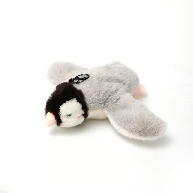 Flappendes Vogel-Katzenspielzeug – USB-aufladbarer und bewegungsaktivierter zwitschernder Vogel