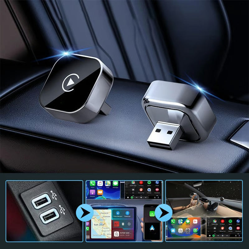 Kabelloser CarPlay-Adapter für iPhone & Android