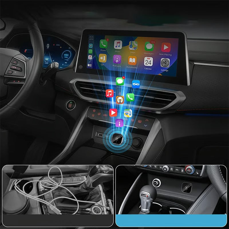 Kabelloser CarPlay-Adapter für iPhone & Android