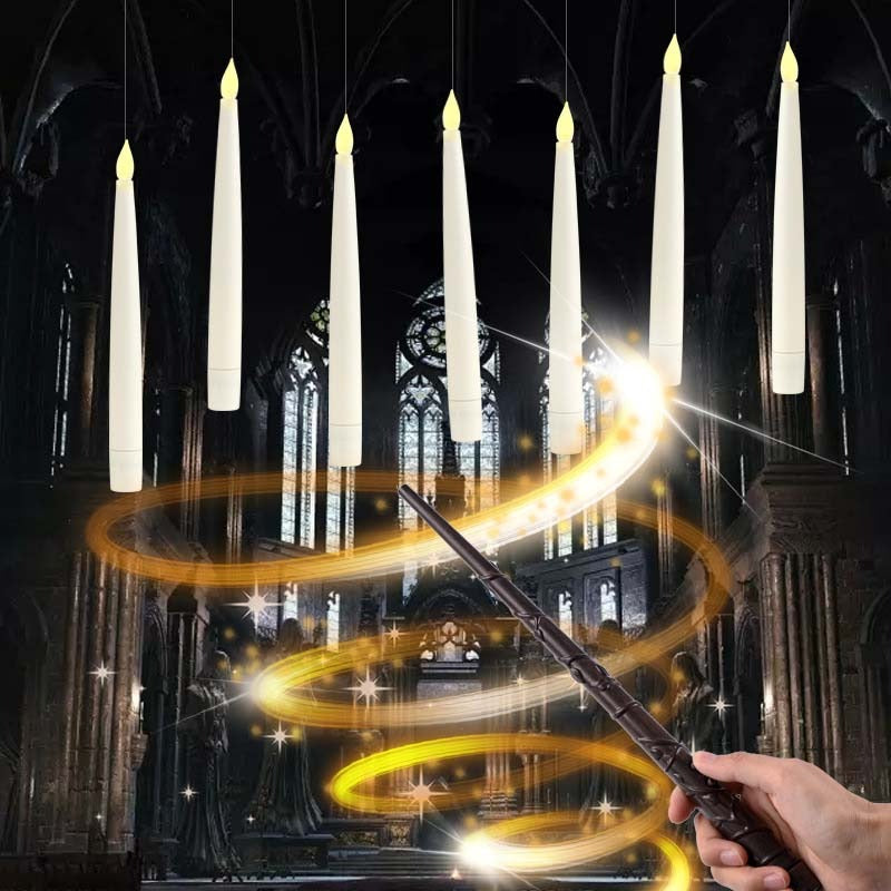 Flammenlose konische schwimmende Kerzenlichter