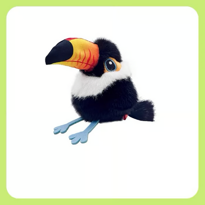 Flappendes Vogel-Katzenspielzeug – USB-aufladbarer und bewegungsaktivierter zwitschernder Vogel