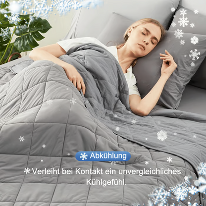 Doppelseitige kühlende Überwurfdecke