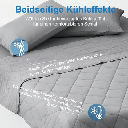 Doppelseitige kühlende Überwurfdecke