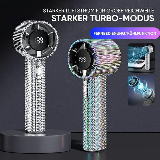 Premium Handventilator mit Turbo-Luftstrom & Akku