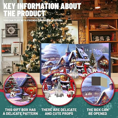 Weihnachtswichtel-Countdown-Kalender 2025