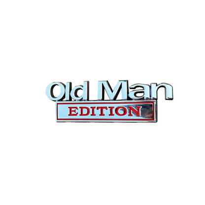 Old Man Edition Auto-Emblem