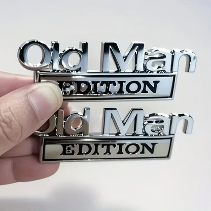 Old Man Edition Auto-Emblem