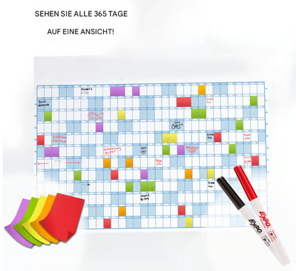 Der große Kalender 2025 | Trocken abwischbar