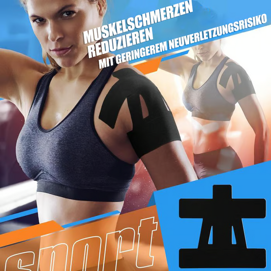 Kinesiologie-Tape zur Linderung von Schulterschmerzen