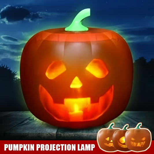 Glow Magic Kürbislaterne – flackernde LED-Halloween-Dekoration mit realistischem Flammeneffekt