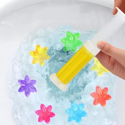 84 Blumen Toilettenreiniger Gelstempel