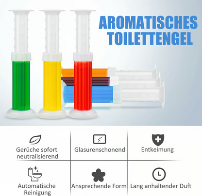 84 Blumen Toilettenreiniger Gelstempel