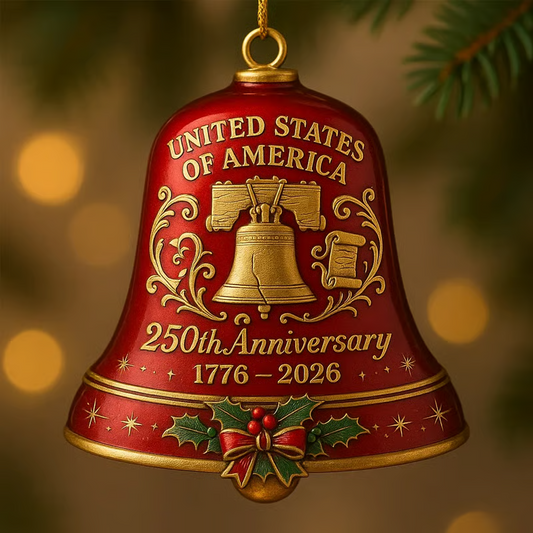 Glockenornament zum 250. Jahrestag der Vereinigten Staaten