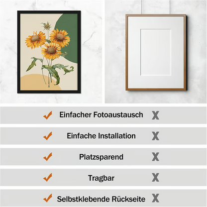 Wiederverwendbarer magnetischer Bilderrahmen