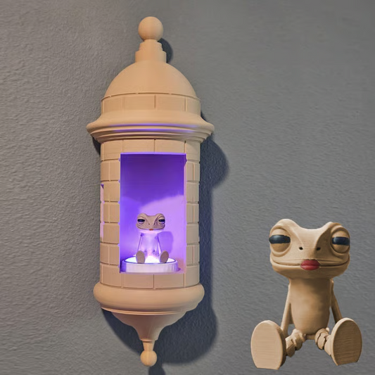 Puertoricanische Garita Wand-Coqui-Lampe