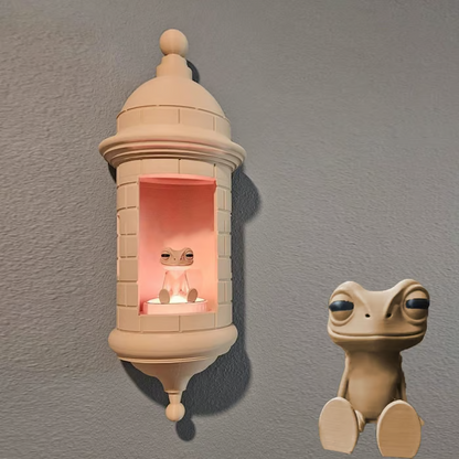 Puertoricanische Garita Wand-Coqui-Lampe