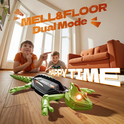 Ferngesteuertes Gecko-Spielzeug zum Wandklettern mit LED-Augen