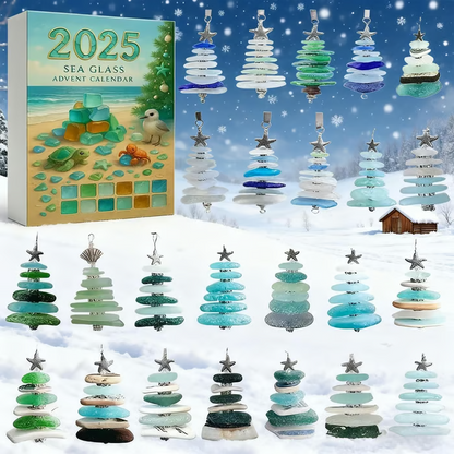 Seeglas-Weihnachtsbaum-Adventskalender | Hinter jeder Tür eine Überraschung