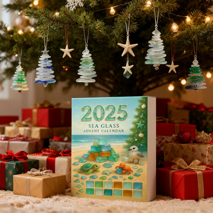 Seeglas-Weihnachtsbaum-Adventskalender | Hinter jeder Tür eine Überraschung