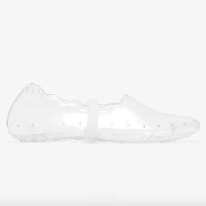 Silver Stars – Transparente Glitzerschuhe