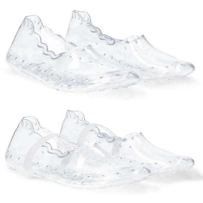 Silver Stars – Transparente Glitzerschuhe